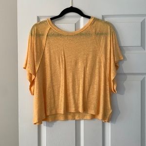 We the Free yellow top! Perfect for spring/summer!